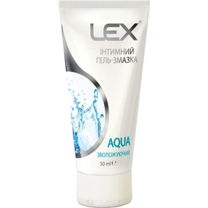 Гель-змазка лубрикант LEX (Лекс) Aqua (Аква) зволожуюча 50 мл