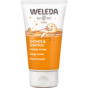 Шампунь-гель для волосся та тіла WELEDA (Веледа) дитячий 2 в 1 Апельсин 150 мл