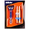 Набор подарочный GILLETTE (Жиллет) Fusion Бритва с одной сменной кассетой + гель для бритья Hydrating увлажняющий 75 мл
