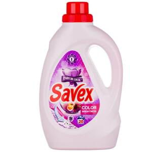 Средство для стирки SAVEX (Савекс) Parfum Lock (Парфум Лок) концентрированное для автомат и ручной стирки Color Brightness (Колор Брайтнес) 1,3 л