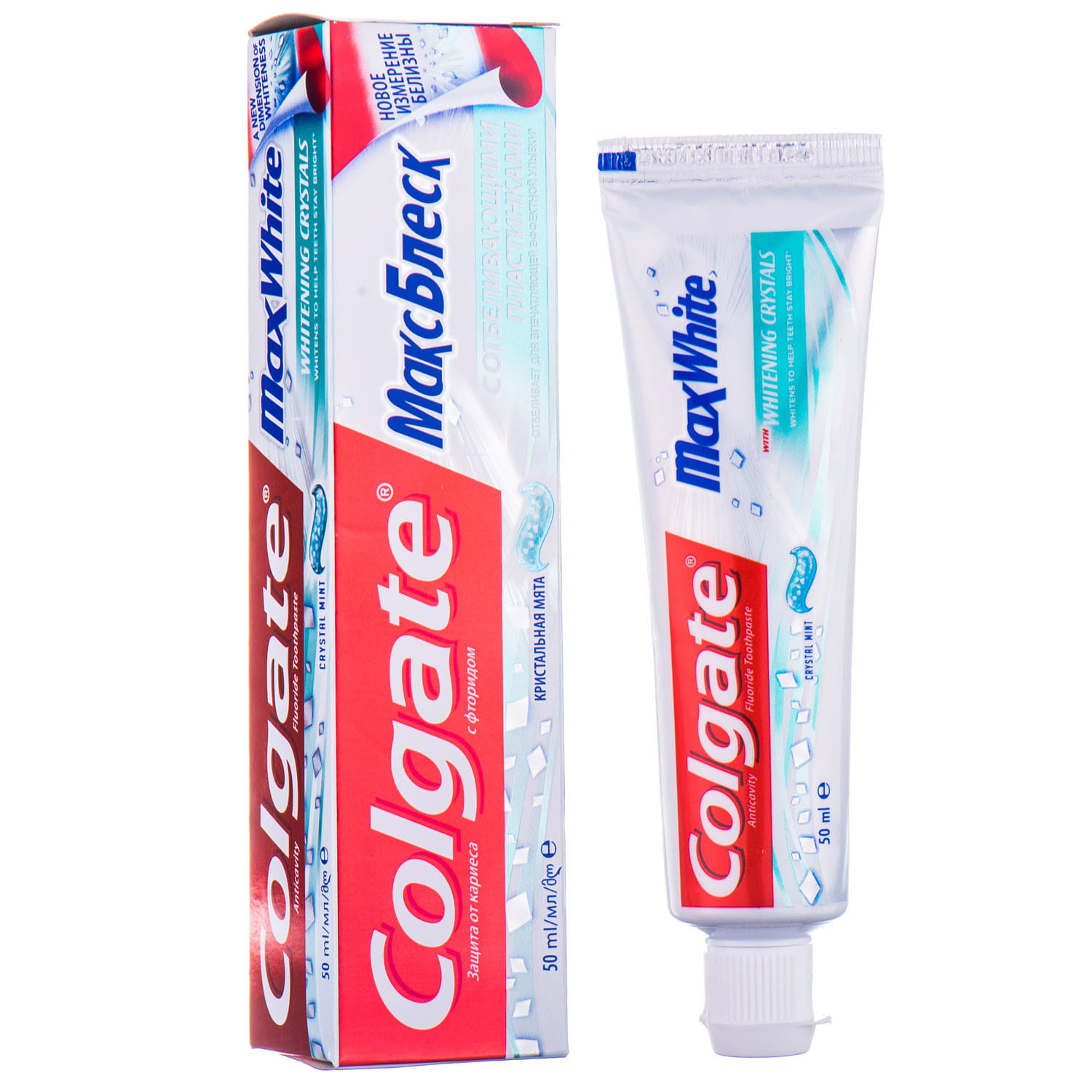 Зубная паста COLGATE Max White С отбеливающими пластинками 100 мл (6920354805851)