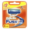 Кассеты сменные для бритья GILLETTE Fusion (Жиллет Фьюжин) 6 шт