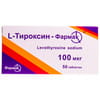 Л-тироксин-Фармак табл. 100 мкг №50