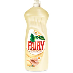 Средство для мытья посуды FAIRY (Фейри) Нежные руки Ромашка и витамин Е 1л