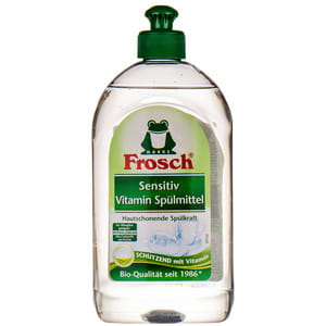 Средство для мытья посуды FROSCH (Фрош) Sensitiv Vitamin для чувcтвительной кожи 500 мл