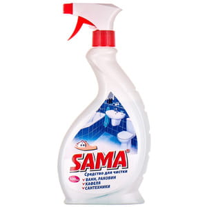 Средство для чистки ванн, раковин и кафеля SAMA (САМА) спрей 500 мл