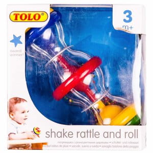 Игрушка погремушка детская TOLO (Толо) с разноцветными шариками