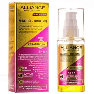Масло-флюид для волос ALLIANCE PROFESSIONAL (Альянс профешенл) Keratin Expert (Кератин эксперт) 12 в 1 50 мл