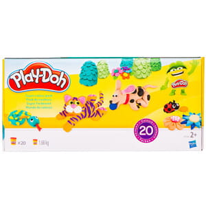 Набор пластилина детского PLAY-DOH (Плей-До) в баночках по 84 г 20 шт