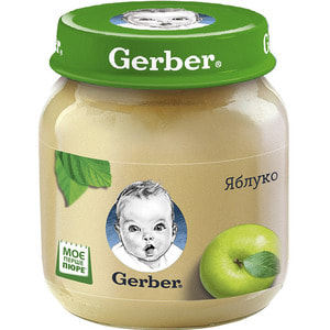 Пюре фруктовое детское NESTLE GERBER (Нестле Гербер) Яблоко 130 г