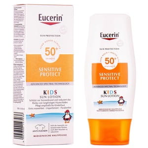 Лосьон для тела EUCERIN (Юцерин) солнезащитный для детей Защита для чувствительной кожи SPF 50+ 150 мл