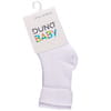 Носки для младенцев DUNA (Дюна) 401 демисезонные хлопковые с отворотом цвет белый размер (стопа) 8-10 см 1 пара
