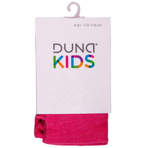 Колготки детские DUNA (Дюна) 480 демисезонные хлопковые меланжевые цвет малиновый размер 110-116