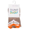 Носки для младенцев DUNA (Дюна) 4005 с лисичками демисезонные хлопковые цвет темно-бежевый размер (стопа) 8-10 см 1 пара