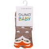 Носки для младенцев DUNA (Дюна) 4005 с лисичками демисезонные хлопковые цвет темно-бежевый размер (стопа) 10-12 см 1 пара