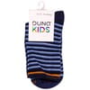 Носки детские DUNA (Дюна) 4255 в полосочку демисезонные хлопковые цвет темно-синий размер (стопа) 22-24 см 1 пара