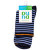 Носки детские DUNA (Дюна) 4255 в полосочку демисезонные хлопковые цвет темно-синий размер (стопа) 24-26 см 1 пара