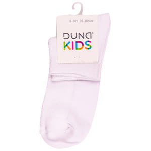 Носки детские DUNA (Дюна) 427 в сеточку демисезонные хлопковые цвет белый размер (стопа) 22-24 см 1 пара