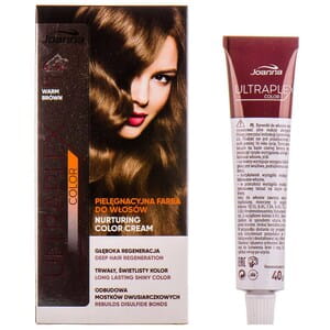 Краска для волос JOANNA (Джоанна) Ultraplex Color цвет 6.36 Теплый коричневый : окислитель 6% 60 г + крем-краска 40 г + активатор 4 г + стабилизатор