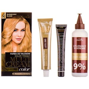 Краска для волос JOANNA (Джоанна) Multi Cream Color цвет 30.5 Солнечный блонд: краска для волос + окислитель + маска для волос
