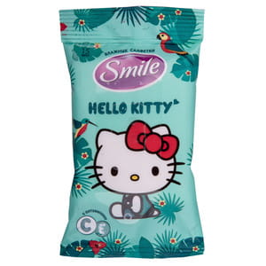 Салфетки влажные детские SMILE (Смайл) Hello Kitty (Хелоу Китти) 15 шт