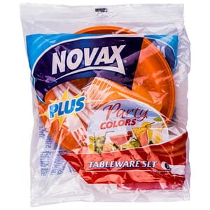 Набор одноразовой посуды NOVAX (Новакс) Plus на 6 персон