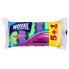 Губки кухонные NOVAX (Новакс) 5 + 1 шт