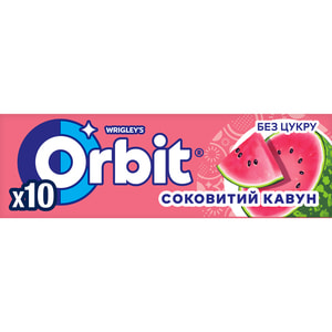 Жувальна гумка Orbit (Орбіт) Соковитий кавун 10 шт