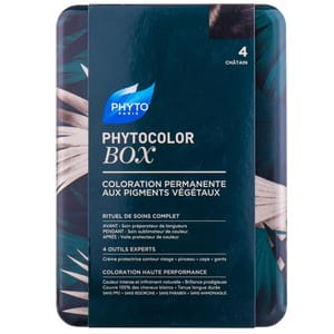 Набор для окрашивания волос PHYTO (Фито) Фитоколор бокс крем-краска тон 4 Шатен
