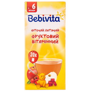 Фиточай детский BEBIVITA Бебивита Фруктовый витаминный 30 г