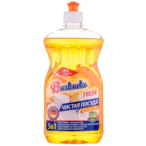 Средство для мытья посуды BARBUDA (Барбуда) Чистая посуда Апельсин 550 г