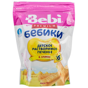 Печенье детское KOLINSKA BEBI (Колинска беби) Бебики 6 злаков 115 г