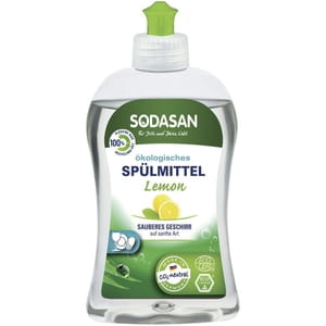 Средство-концентрат для мытья посуды SODASAN (Содасан) жидкое органическое Лимон 500 мл