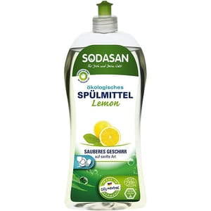 Средство-концентрат для мытья посуды SODASAN (Содасан) жидкое органическое Лимон 1 л