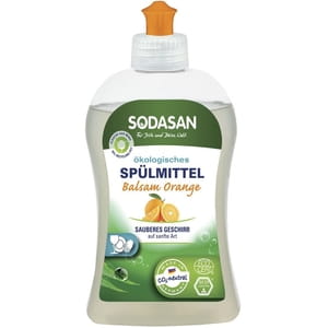 Бальзам-концентрат для миття посуду SODASAN (Содсан) рідкий органічний Апельсин 500 мл