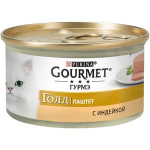 Консерва для котов PURINA (Пурина) Gourmet Gold (Гурмэ голд) Паштет с индейкой 85 г