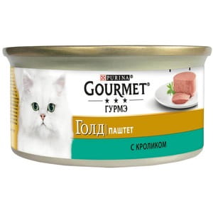 Консерва для котов PURINA (Пурина) Gourmet Gold (Гурмэ голд) Паштет с кроликом 85 г