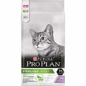 Корм сухой для стерилизованных котов PURINA (Пурина) Pro Plan с курицей и индейкой 10 кг
