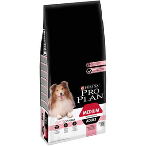 Корм сухой для собак PURINA (Пурина) Pro Plan для средних пород с чувствительной кожей с лососем и рисом 14 кг