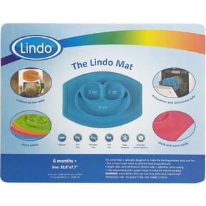 Тарілка-коврик дитяча LINDO (Ліндо) артикул LI 838 силіконова на присосці 1 шт