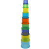 Іграшка дитяча BABY TEAM (Бебі Тім) артикул 8850 Чудо пірамідка 9 стаканчиків з 12-ти місяців