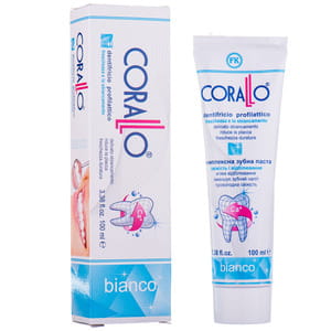 Паста зубна CORALLO (Коралло) Свіжість і відбілювання Bianco 100 мл