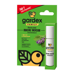 Бальзам после укусов комаров GARDEX FAMILY (Гардекс Фемели) для всей семьи 7мл