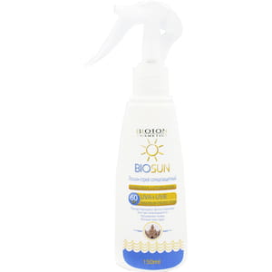 Лосьон-спрей для тела BIOTON (Биотон) Biosun (Биосан) солнцезащитный SPF 60 150 мл