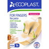 Пластырь медицинский Ecoplast (Экопласт) набор эластичный Для пальцев 14 шт