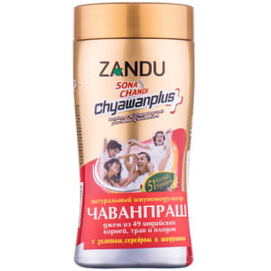 Чаванпраш ZANDU Sona Chandi (Занду сона чанди) натуральный иммуномодулятор 450 г
