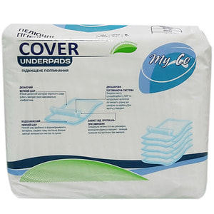 Пелюшки гігієнічні MYCO COVER розмір 60см x 60см 30 шт