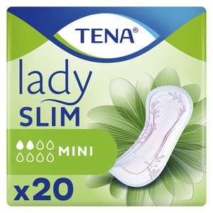Прокладки урологические TENA (Тена) Lady Slim Mini (Леди Мини) тонкие для женщин 20 шт