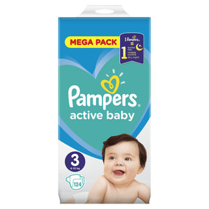 Подгузники для детей PAMPERS Active Baby (Памперс Актив Бэби) 3 от 6 до 10 кг 124 шт