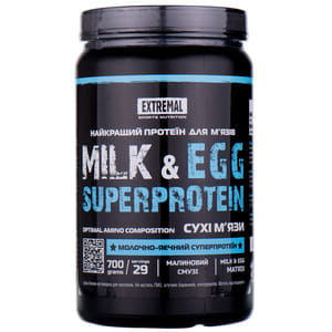 Протеїн EXTREMAL (Екстремал) Молочно-яєчний суперпротеїн для м'язів 700 г